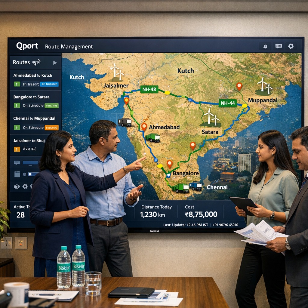 Qport wind turbine logistics in action 2